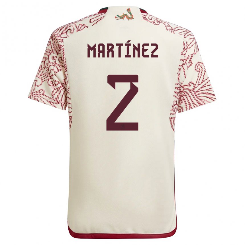 Kinder Mexikanische Emilio Martinez #2 Wunder Weiß Rot Auswärtstrikot Trikot 22-24 T-shirt Österreich