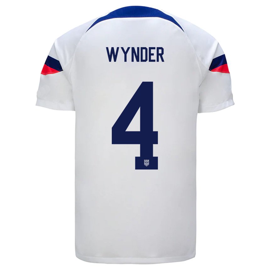 Herren Us-amerikanische Joshua Wynder #4 Weiß Heimtrikot Trikot 22-24 T-shirt Österreich