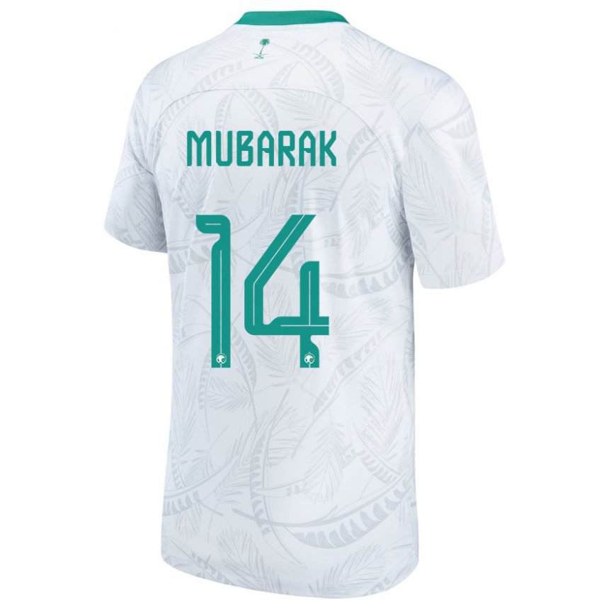 Herren Saudi-arabische Al Bandari Mubarak #14 Weiß Heimtrikot Trikot 22-24 T-shirt Österreich