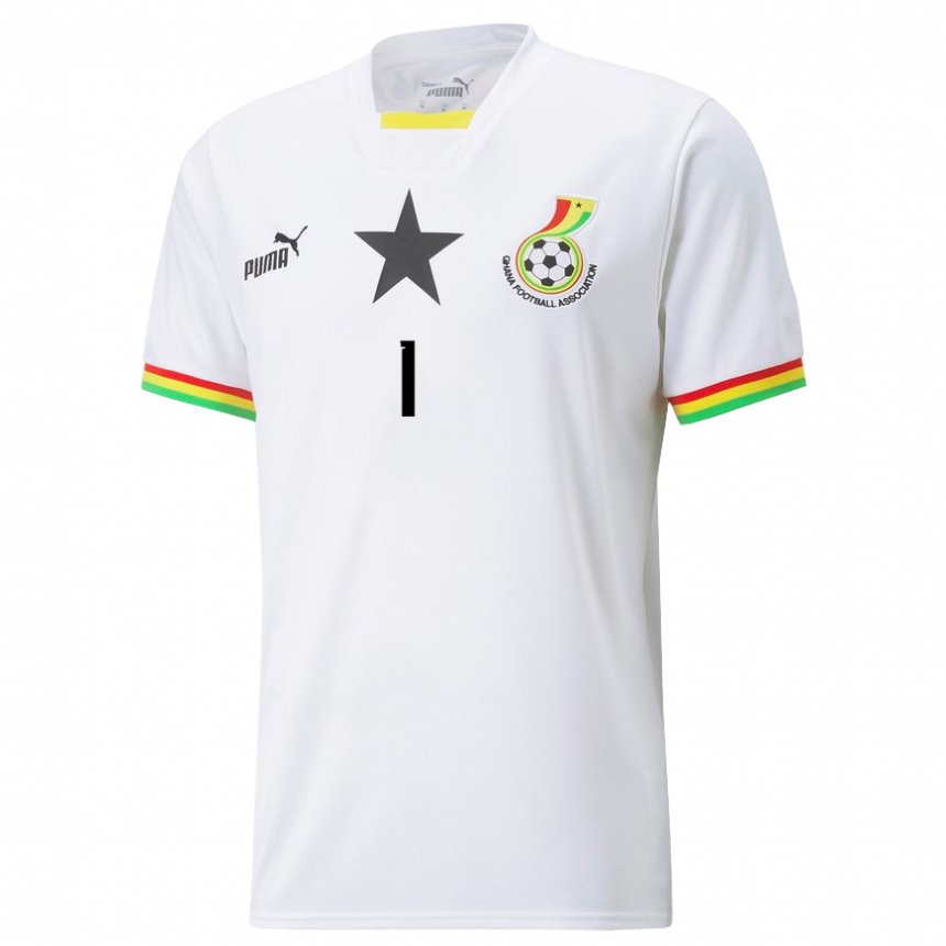 Herren Ghanaische Fafali Dumehasi #1 Weiß Heimtrikot Trikot 22-24 T-shirt Österreich