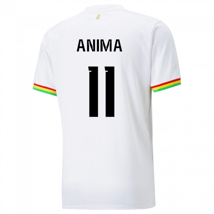 Herren Ghanaische Naomi Anima #11 Weiß Heimtrikot Trikot 22-24 T-shirt Österreich