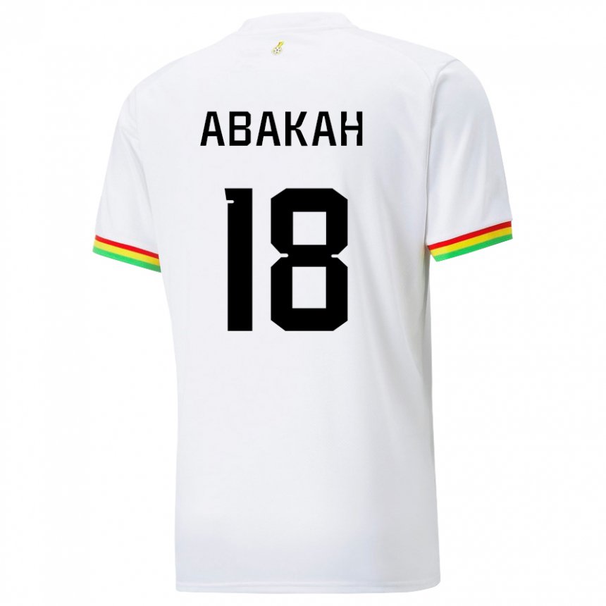 Herren Ghanaische Philomena Abakah #18 Weiß Heimtrikot Trikot 22-24 T-shirt Österreich