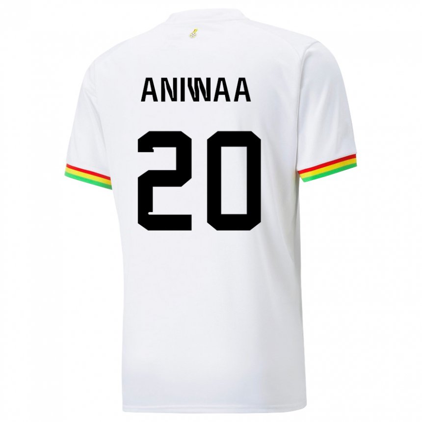 Herren Ghanaische Louisa Aniwaa #20 Weiß Heimtrikot Trikot 22-24 T-shirt Österreich