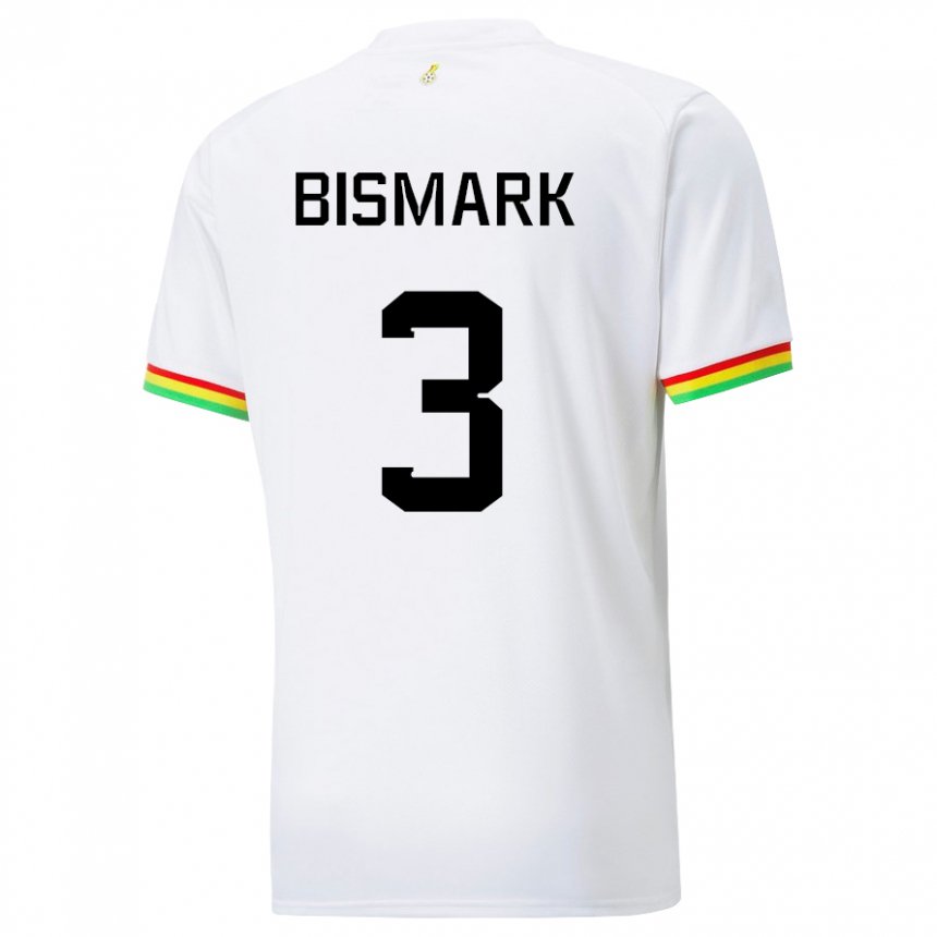 Herren Ghanaische Anim Bismark #3 Weiß Heimtrikot Trikot 22-24 T-shirt Österreich