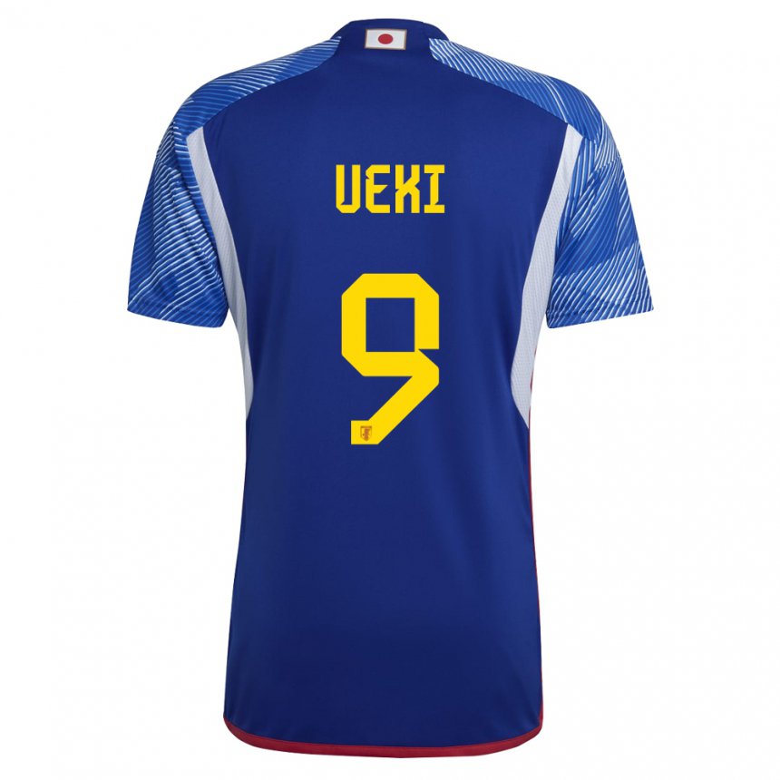 Herren Japanische Riko Ueki #9 Königsblau Heimtrikot Trikot 22-24 T-shirt Österreich