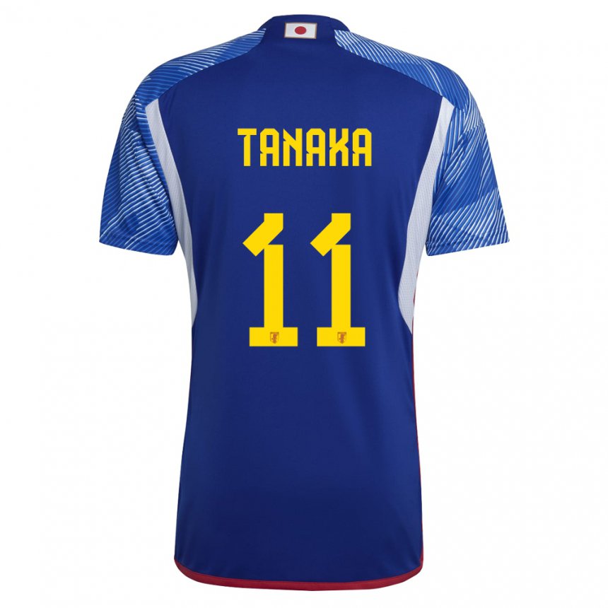 Herren Japanische Mina Tanaka #11 Königsblau Heimtrikot Trikot 22-24 T-shirt Österreich