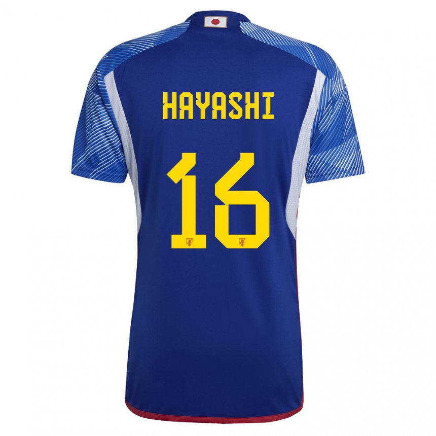 Herren Japanische Honoka Hayashi #16 Königsblau Heimtrikot Trikot 22-24 T-shirt Österreich