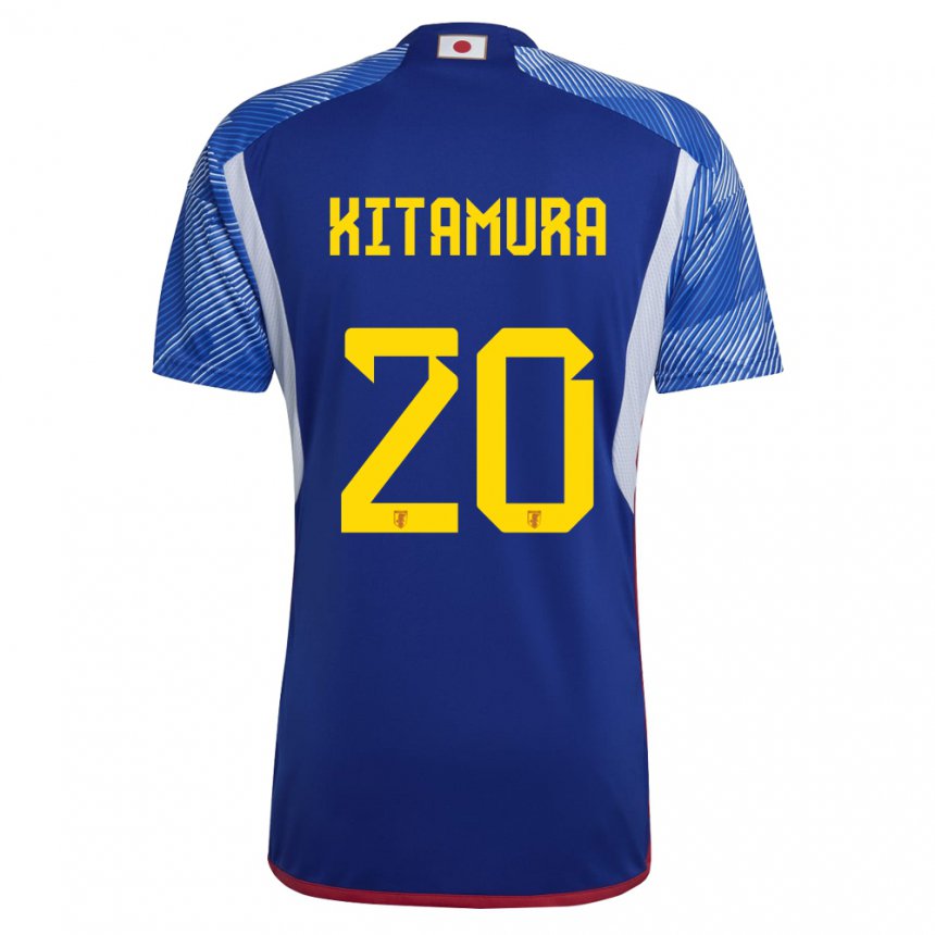 Herren Japanische Nanami Kitamura #20 Königsblau Heimtrikot Trikot 22-24 T-shirt Österreich
