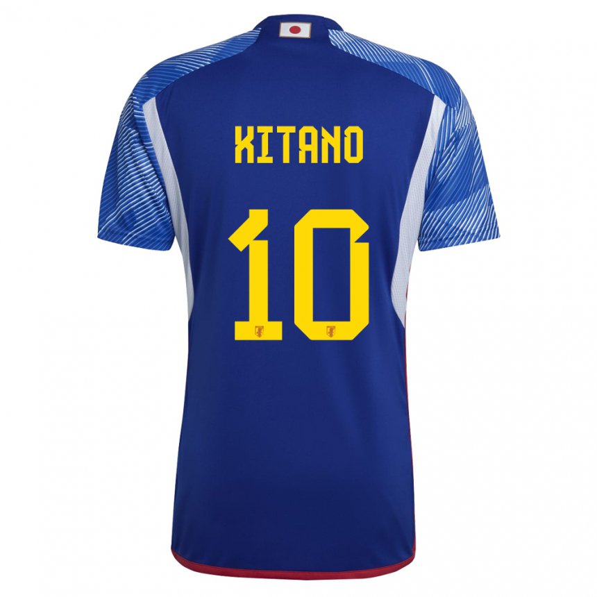 Herren Japanische Sota Kitano #10 Königsblau Heimtrikot Trikot 22-24 T-shirt Österreich