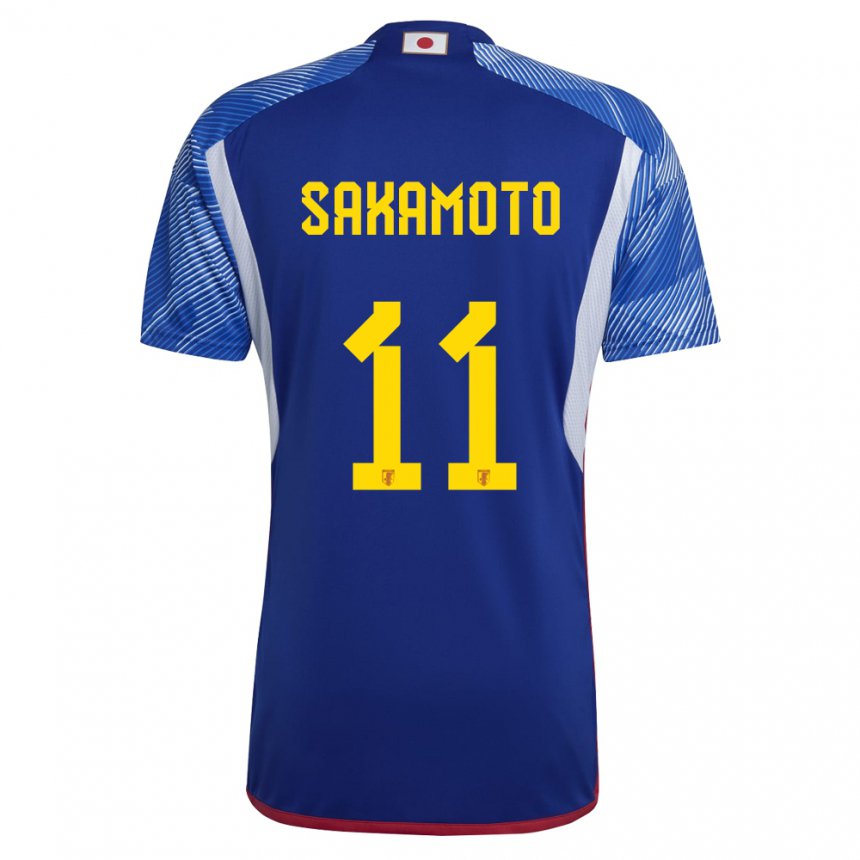 Herren Japanische Isa Sakamoto #11 Königsblau Heimtrikot Trikot 22-24 T-shirt Österreich