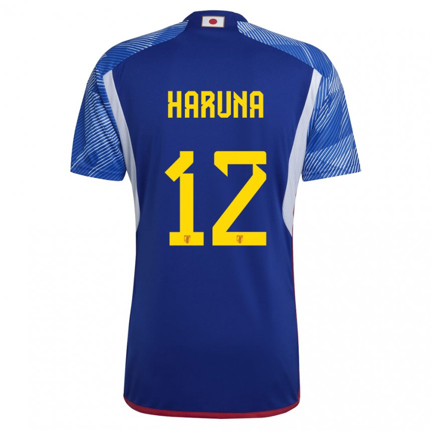 Herren Japanische Ryusei Haruna #12 Königsblau Heimtrikot Trikot 22-24 T-shirt Österreich