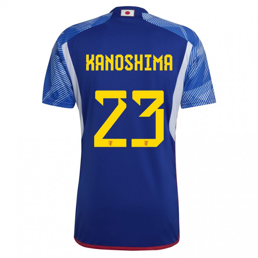 Herren Japanische Yu Kanoshima #23 Königsblau Heimtrikot Trikot 22-24 T-shirt Österreich