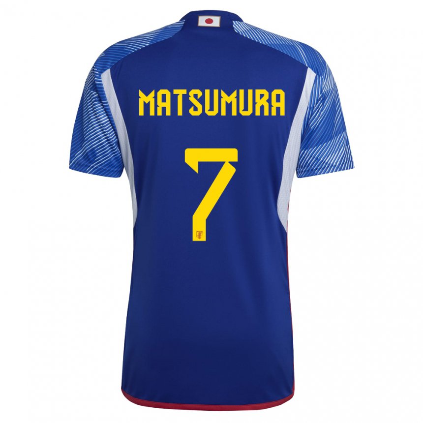 Herren Japanische Kosuke Matsumura #7 Königsblau Heimtrikot Trikot 22-24 T-shirt Österreich