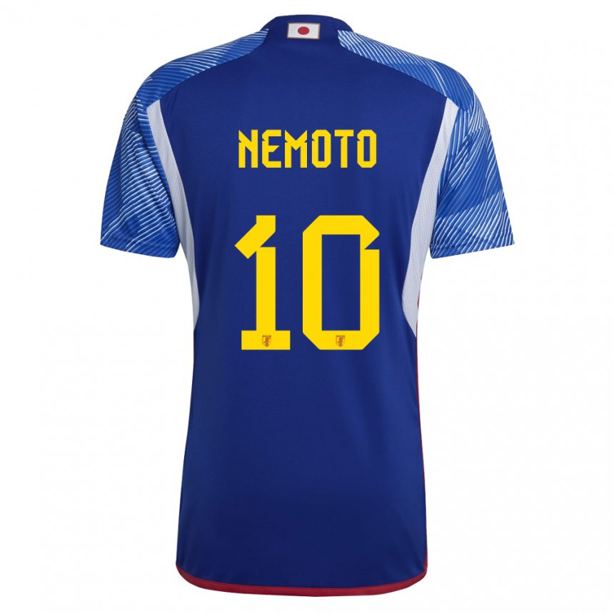 Herren Japanische Kotaro Nemoto #10 Königsblau Heimtrikot Trikot 22-24 T-shirt Österreich