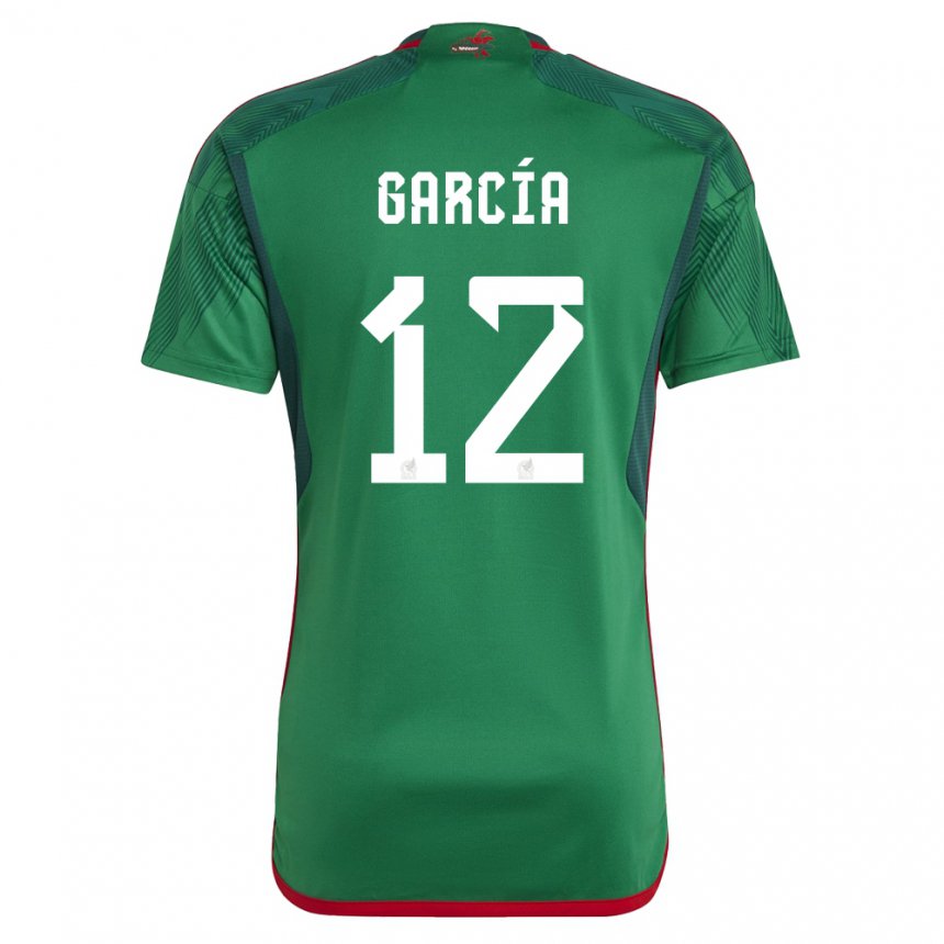 Herren Mexikanische Eduardo Garcia #12 Grün Heimtrikot Trikot 22-24 T-shirt Österreich
