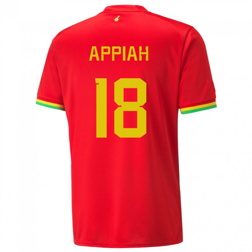 Herren Ghanaische Veronica Appiah #18 Rot Auswärtstrikot Trikot 22-24 T-shirt Österreich