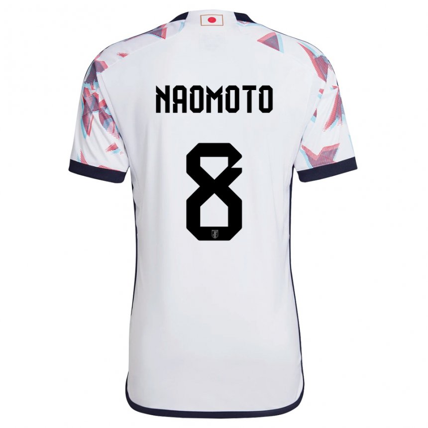 Herren Japanische Hikaru Naomoto #8 Weiß Auswärtstrikot Trikot 22-24 T-shirt Österreich