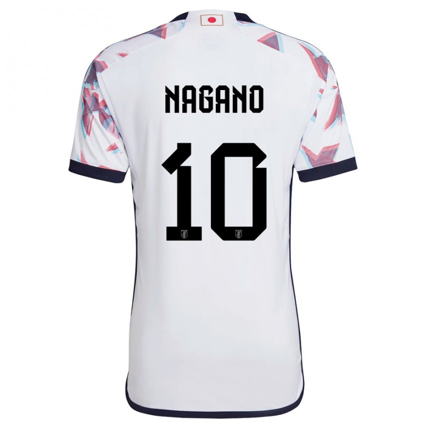 Herren Japanische Fuka Nagano #10 Weiß Auswärtstrikot Trikot 22-24 T-shirt Österreich
