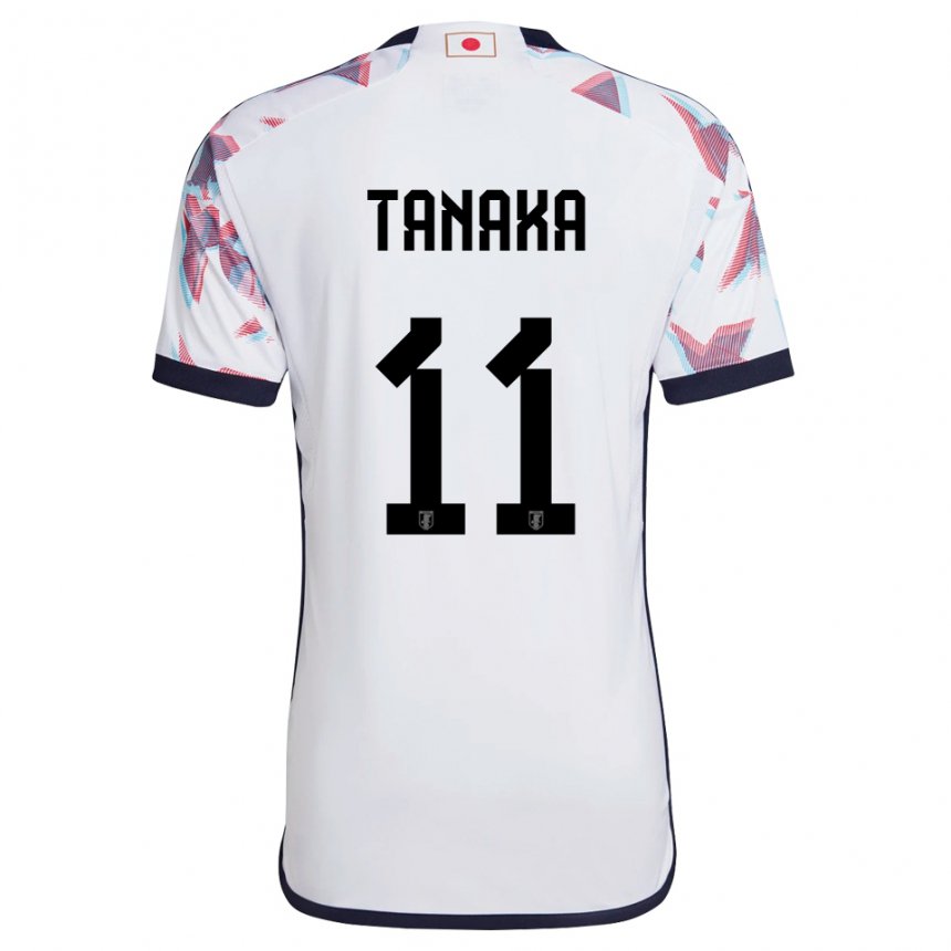 Herren Japanische Mina Tanaka #11 Weiß Auswärtstrikot Trikot 22-24 T-shirt Österreich