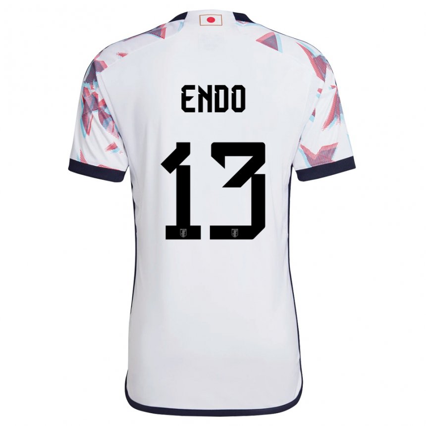 Herren Japanische Jun Endo #13 Weiß Auswärtstrikot Trikot 22-24 T-shirt Österreich