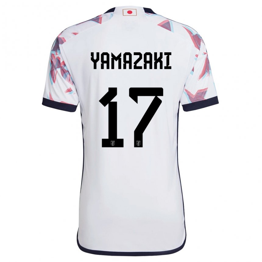 Herren Japanische Taishin Yamazaki #17 Weiß Auswärtstrikot Trikot 22-24 T-shirt Österreich