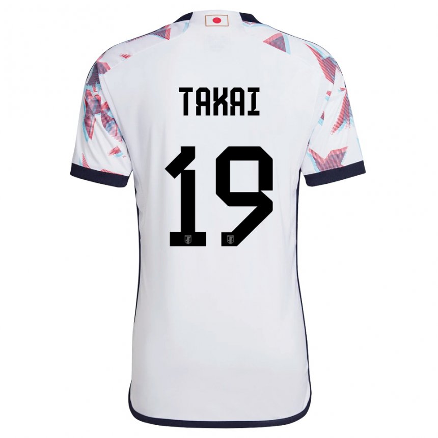Herren Japanische Kota Takai #19 Weiß Auswärtstrikot Trikot 22-24 T-shirt Österreich