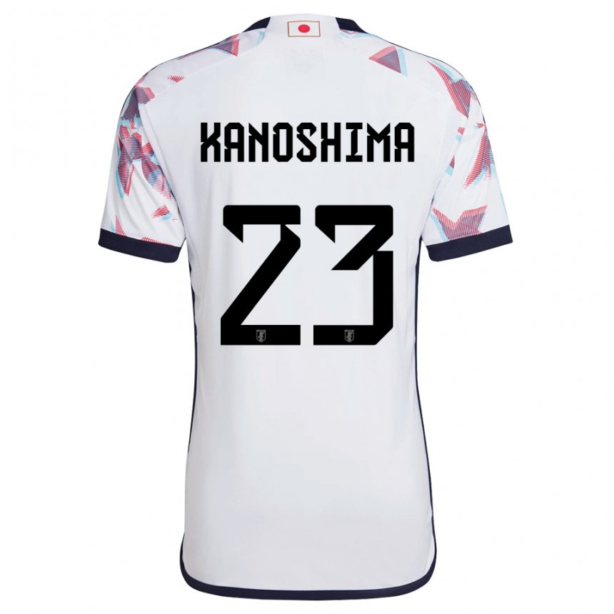 Herren Japanische Yu Kanoshima #23 Weiß Auswärtstrikot Trikot 22-24 T-shirt Österreich