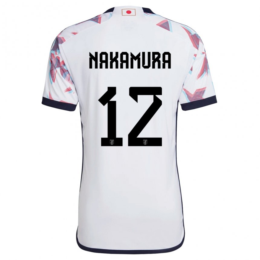 Herren Japanische Keisuke Nakamura #12 Weiß Auswärtstrikot Trikot 22-24 T-shirt Österreich