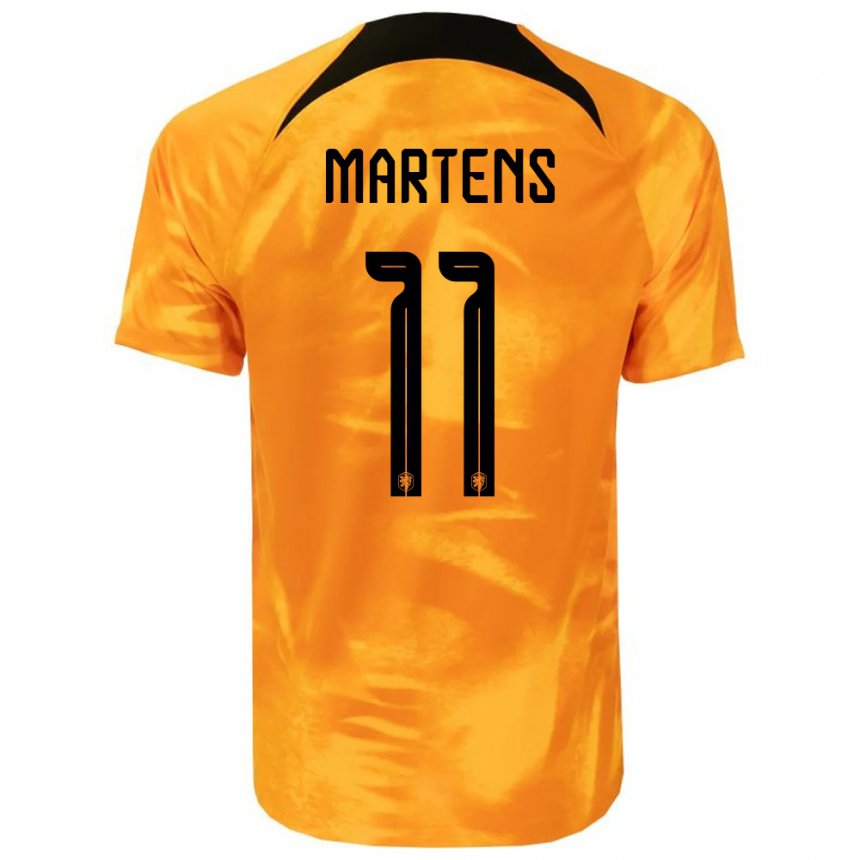 Damen Niederländische Lieke Martens #11 Laser-orange Heimtrikot Trikot 22-24 T-shirt Österreich
