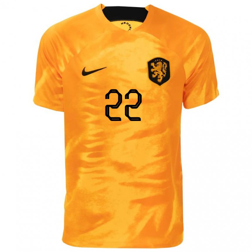 Damen Niederländische Esmee Brugts #22 Laser-orange Heimtrikot Trikot 22-24 T-shirt Österreich
