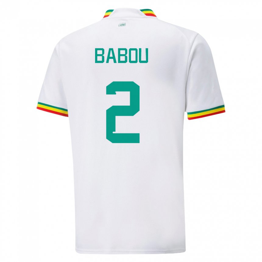 Damen Senegalesische Marieme Babou #2 Weiß Heimtrikot Trikot 22-24 T-shirt Österreich