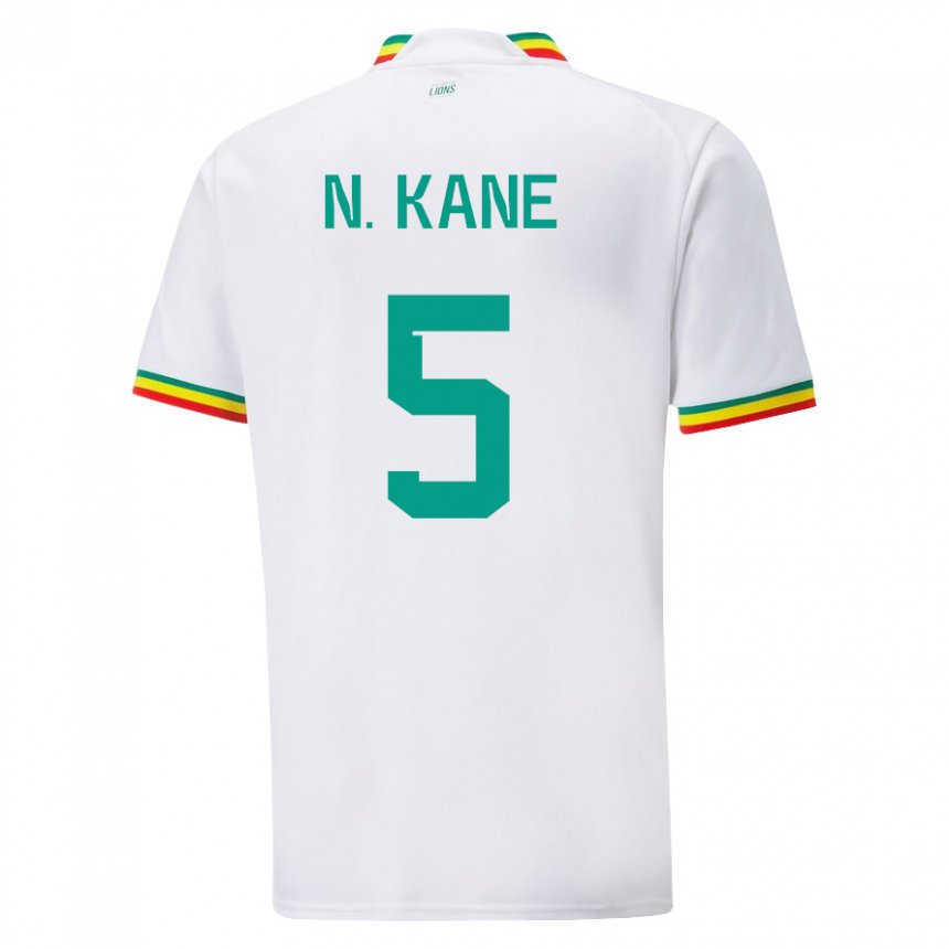 Damen Senegalesische Ndeye Ndiaye Kane #5 Weiß Heimtrikot Trikot 22-24 T-shirt Österreich