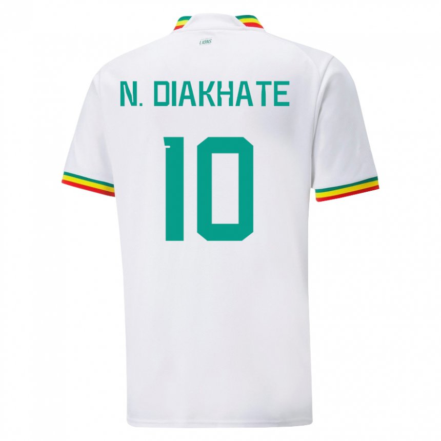 Damen Senegalesische Ndeye Awa Diakhate #10 Weiß Heimtrikot Trikot 22-24 T-shirt Österreich
