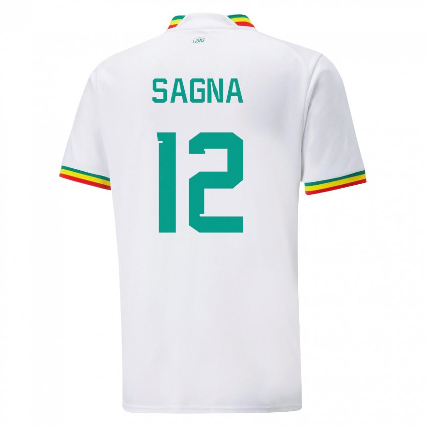 Damen Senegalesische Safietou Sagna #12 Weiß Heimtrikot Trikot 22-24 T-shirt Österreich