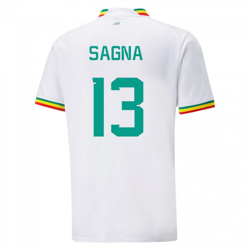Damen Senegalesische Jeannette Sagna #13 Weiß Heimtrikot Trikot 22-24 T-shirt Österreich