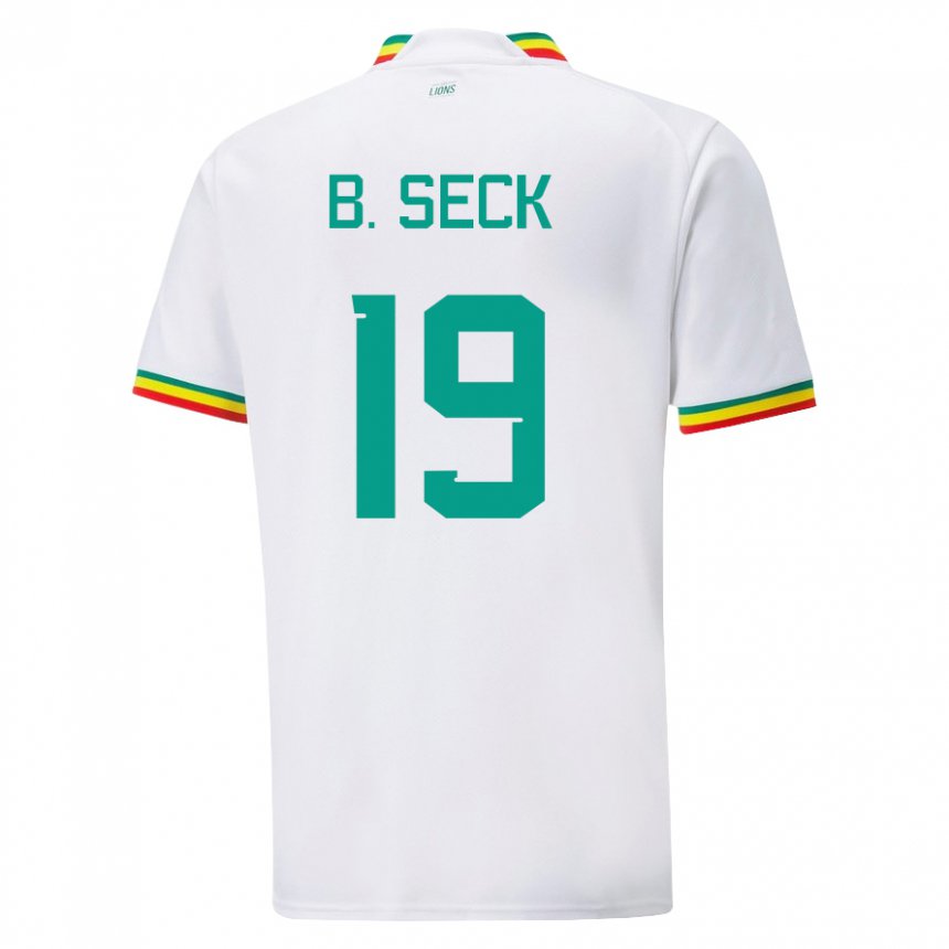 Damen Senegalesische Bineta Korkel Seck #19 Weiß Heimtrikot Trikot 22-24 T-shirt Österreich