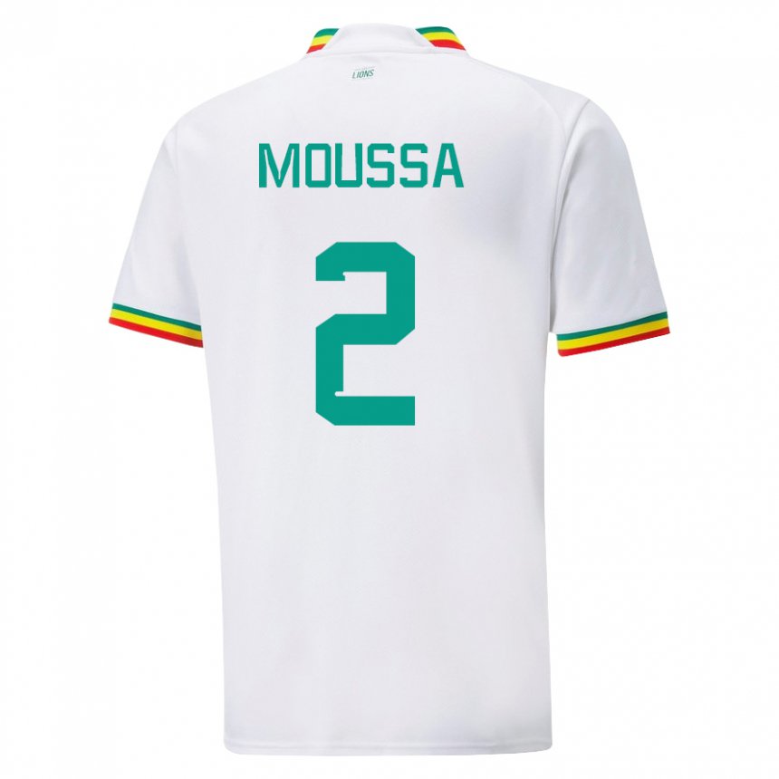 Damen Senegalesische Moussa N Diaye #2 Weiß Heimtrikot Trikot 22-24 T-shirt Österreich