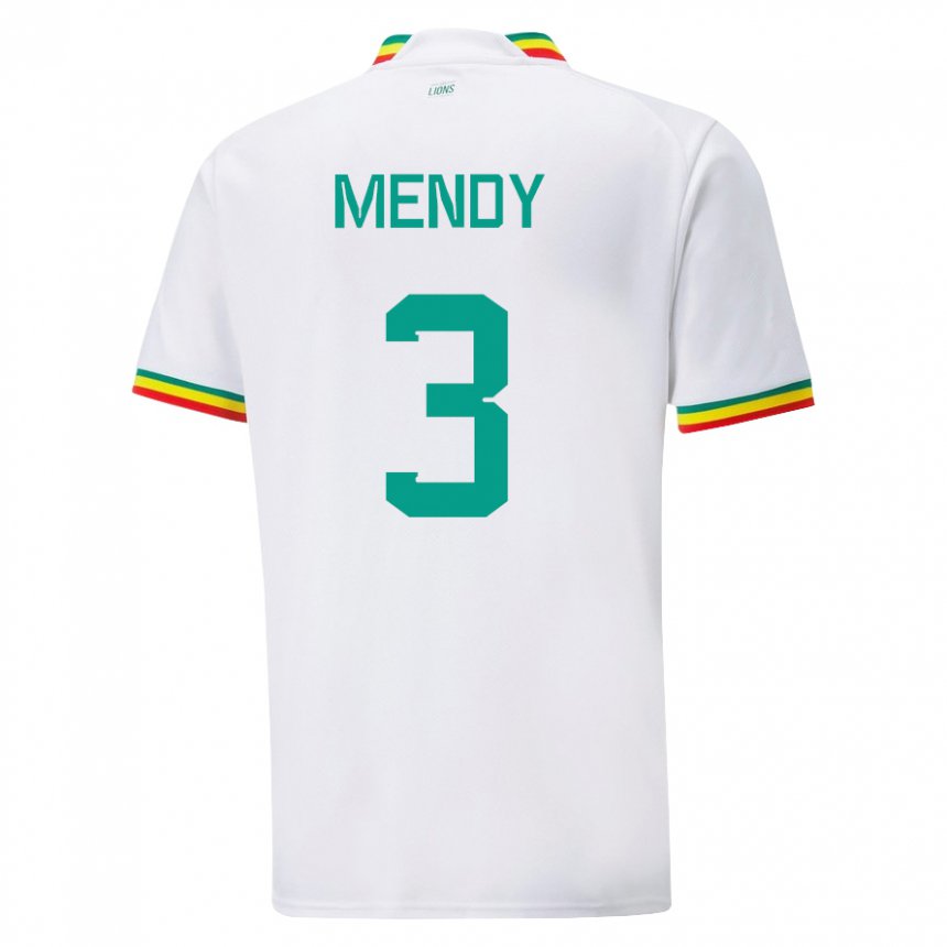 Damen Senegalesische Formose Mendy #3 Weiß Heimtrikot Trikot 22-24 T-shirt Österreich