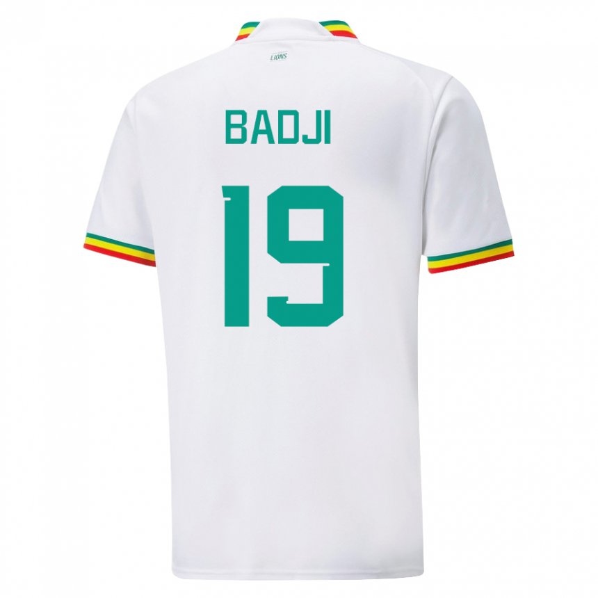 Damen Senegalesische Youssouph Badji #19 Weiß Heimtrikot Trikot 22-24 T-shirt Österreich