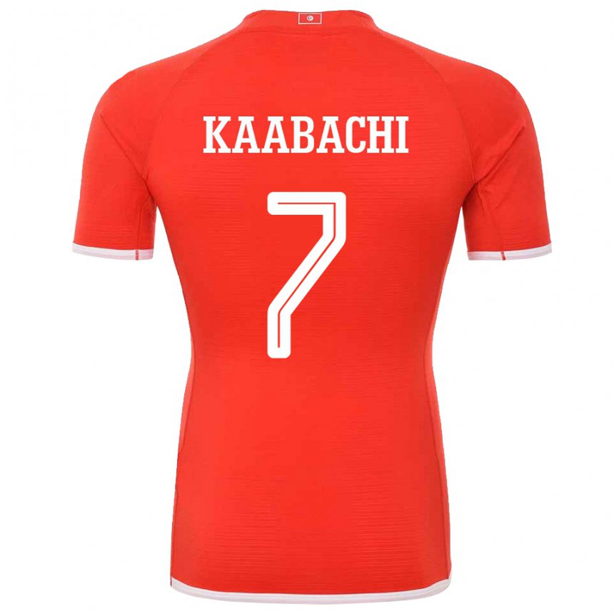 Damen Tunesische Ella Kaabachi #7 Rot Heimtrikot Trikot 22-24 T-shirt Österreich