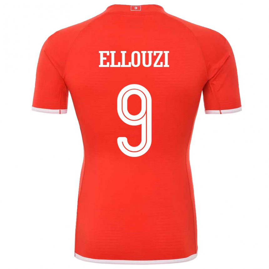 Damen Tunesische Sabrine Ellouzi #9 Rot Heimtrikot Trikot 22-24 T-shirt Österreich