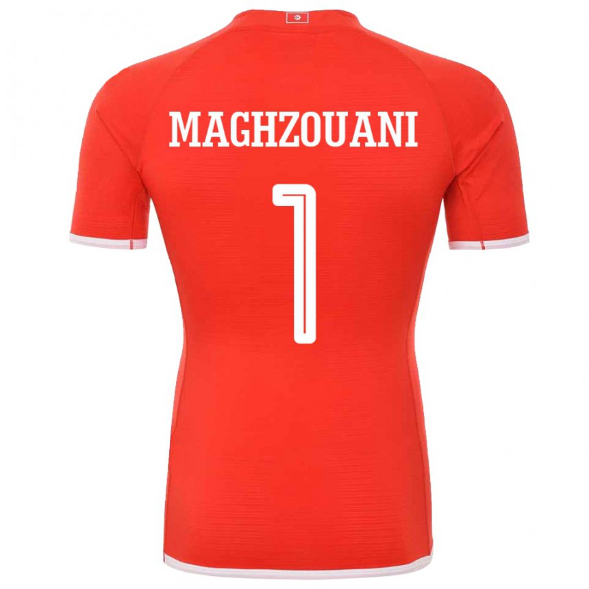 Damen Tunesische Wassim Maghzouani #1 Rot Heimtrikot Trikot 22-24 T-shirt Österreich