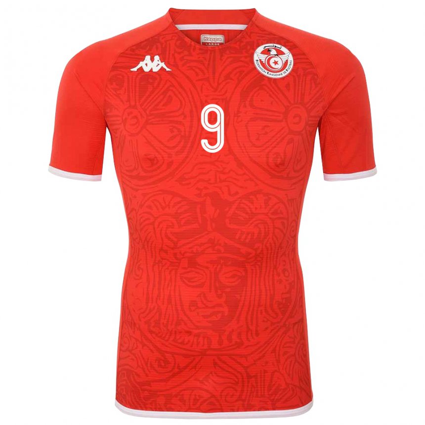 Damen Tunesische Youssef Snana #9 Rot Heimtrikot Trikot 22-24 T-shirt Österreich