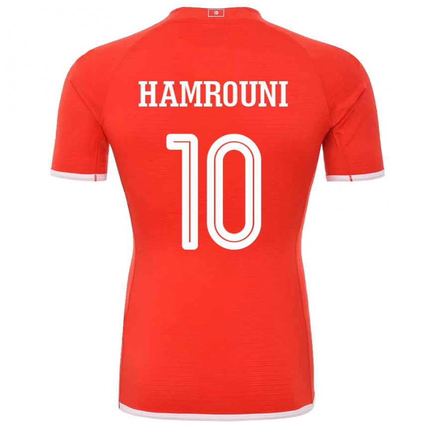 Damen Tunesische Rayen Hamrouni #10 Rot Heimtrikot Trikot 22-24 T-shirt Österreich