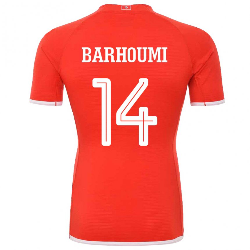 Damen Tunesische Salah Barhoumi #14 Rot Heimtrikot Trikot 22-24 T-shirt Österreich