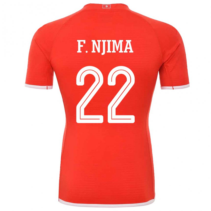 Damen Tunesische Firas Ben Njima #22 Rot Heimtrikot Trikot 22-24 T-shirt Österreich