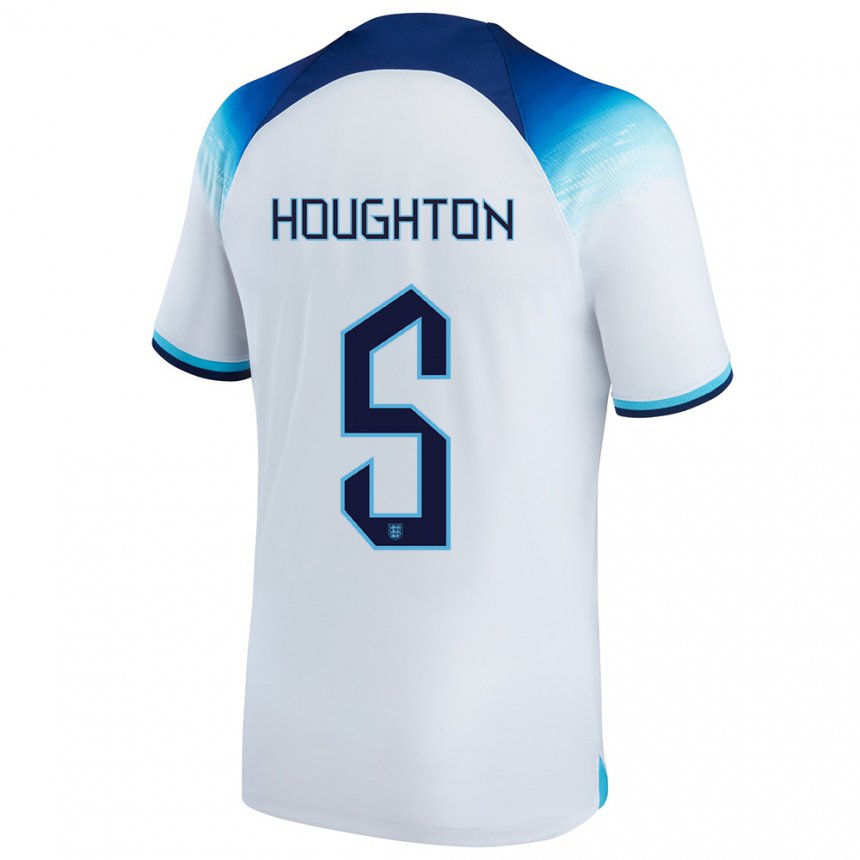 Damen Englische Steph Houghton #5 Weiß Blau Heimtrikot Trikot 22-24 T-shirt Österreich