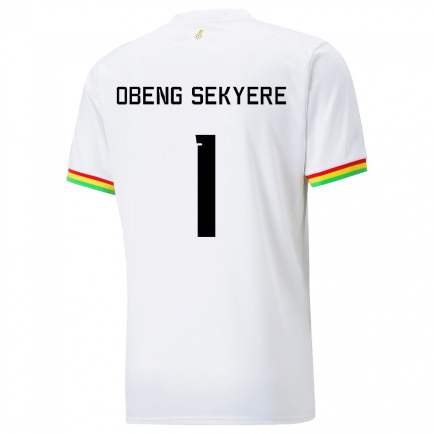 Damen Ghanaische Gregory Obeng Sekyere #1 Weiß Heimtrikot Trikot 22-24 T-shirt Österreich