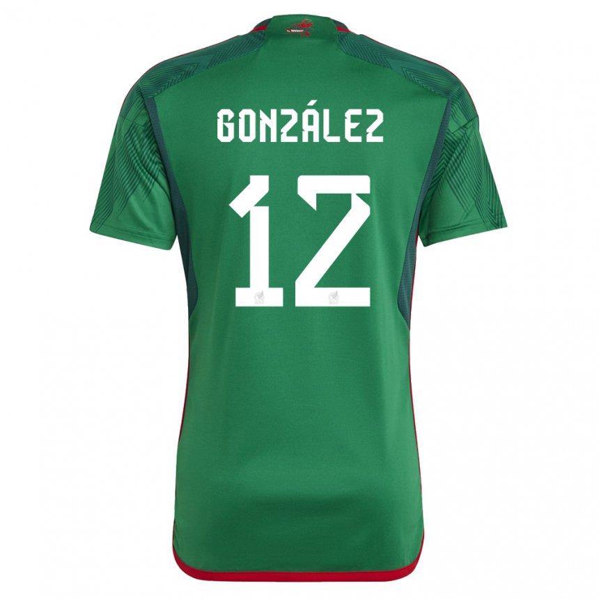 Damen Mexikanische Itzel Gonzalez #12 Grün Heimtrikot Trikot 22-24 T-shirt Österreich