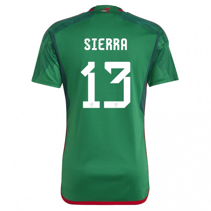 Damen Mexikanische Bianca Sierra #13 Grün Heimtrikot Trikot 22-24 T-shirt Österreich
